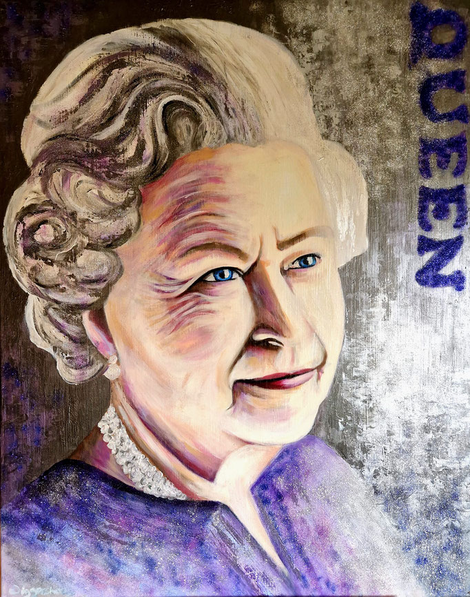 The Queen...100x80 cm