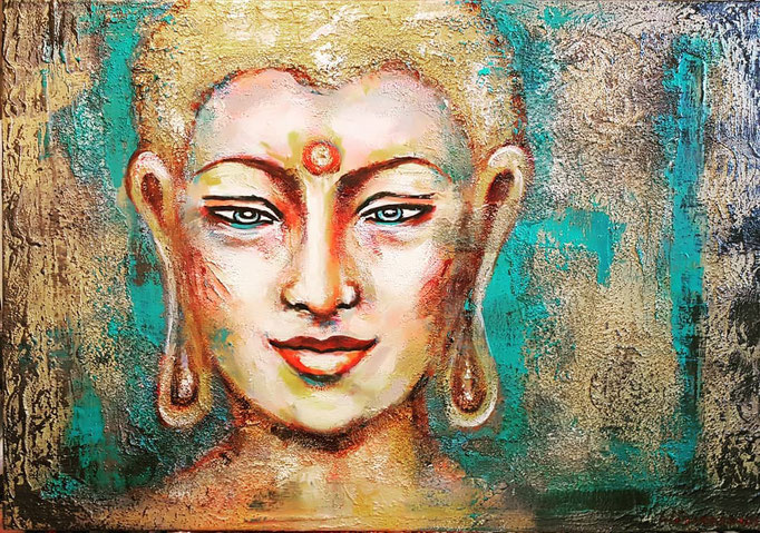 Buddha...100x70 cm