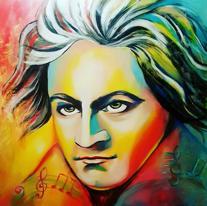 Beethoven....100x100 cm