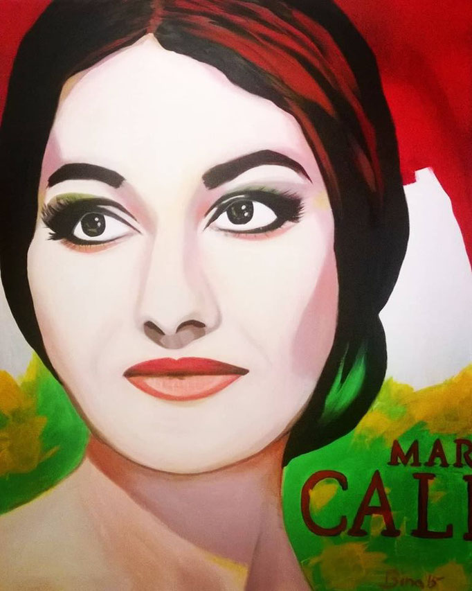 Maria Callas...100x80 cm