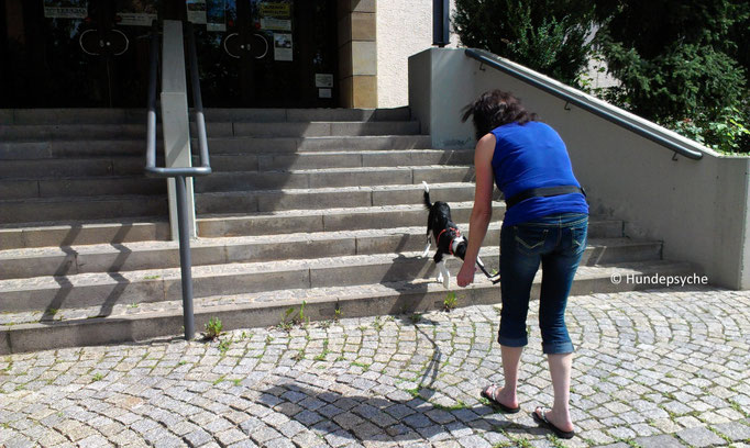 Treppen langsam laufen