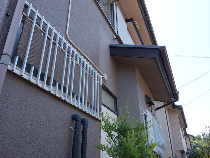 外壁/色褪せ、艶引き
