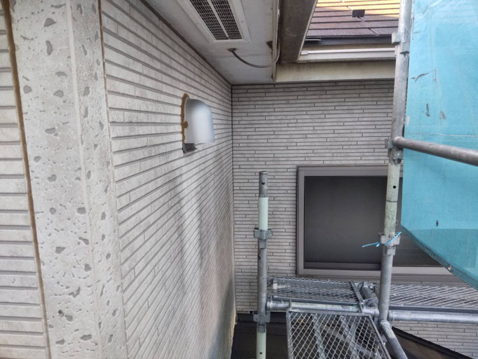 汚れが付着しているサイディング外壁