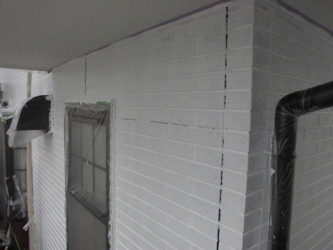 外壁（サイディング）/高圧洗浄、下地処理、養生、下塗り塗装