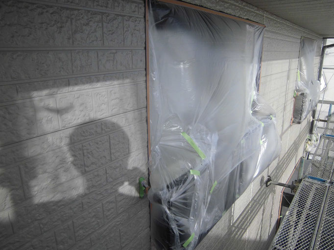 外壁（サイディング）/高圧洗浄、下地処理、ジョイントシール打替え、養生、下塗り塗装
