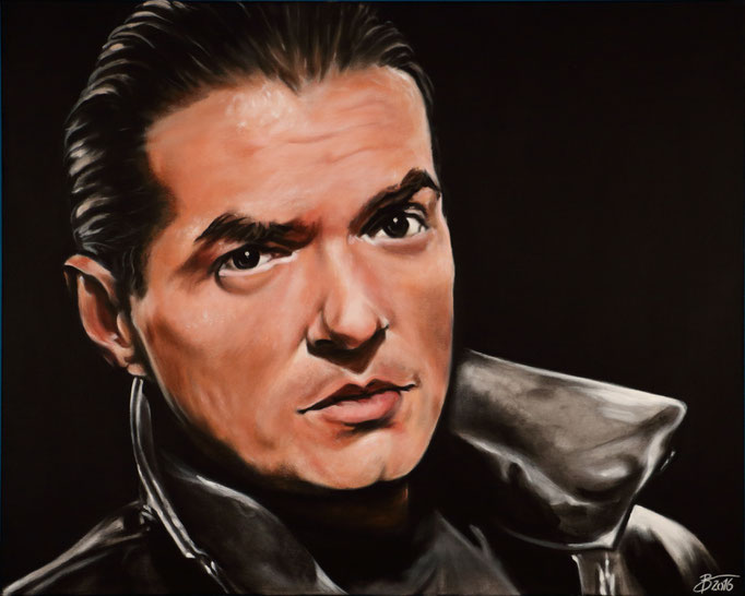 Johann Hölzel [aka. Falco] - 80x100cm - Acryl auf Leinwand