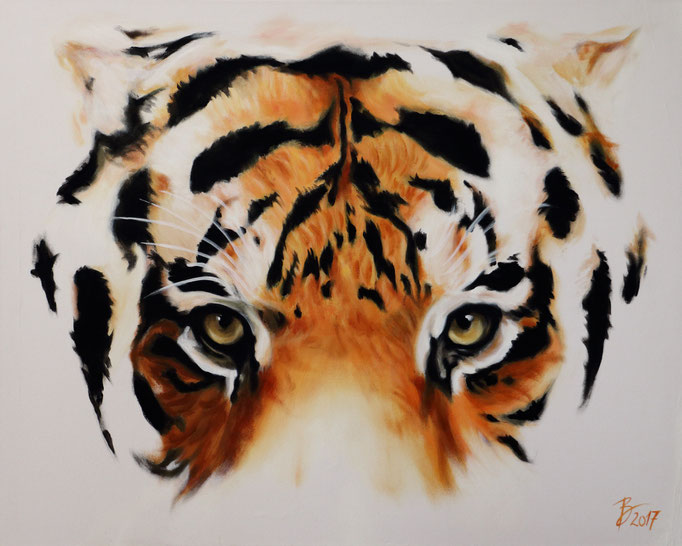 Tiger - 80x100cm - Acryl auf Leinwand