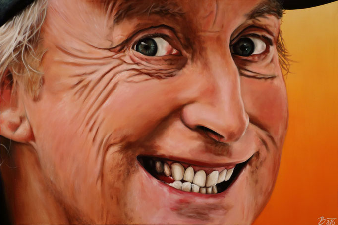 Otto Waalkes - 80x120cm - Acryl auf Leinwand