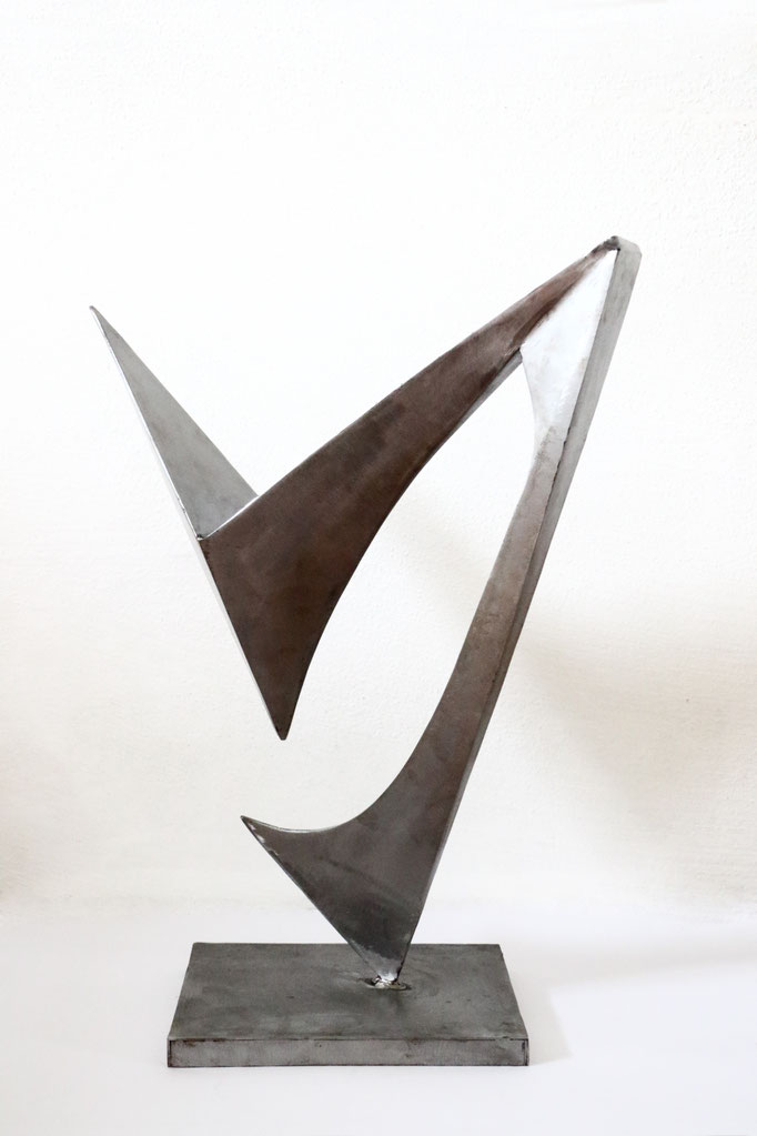 Metallskulptur - 15x30x60cm - Stahl