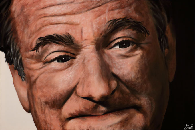 Robin Williams - 80x120cm - Acryl auf Leinwand