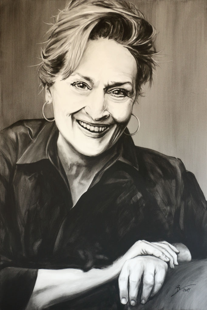 Meryl Streep - 80x120cm - Acryl auf Leinwand