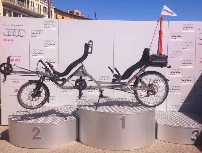 Liegerad Tandem TWOgether One in Portoferraio (ELBA)