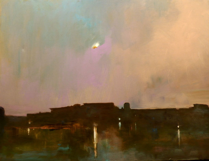  Ghent Nocturne No.2 -Glave-Kocen-48x36/Sold