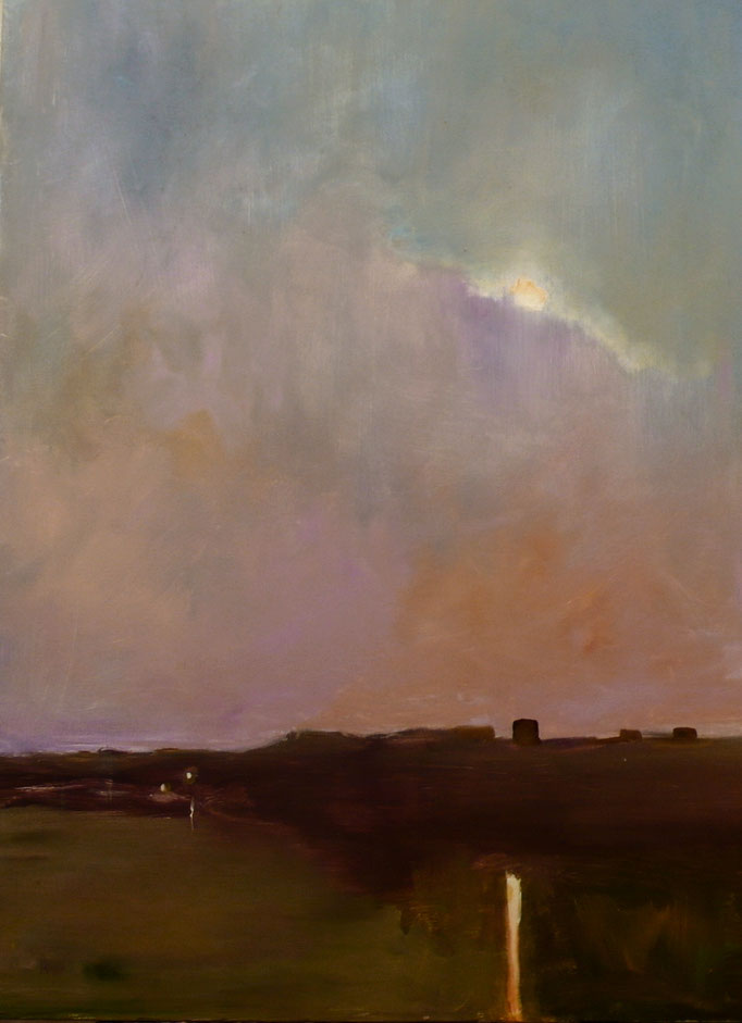 Moon Near Ghent-Glave-Kocen-30x40/sold