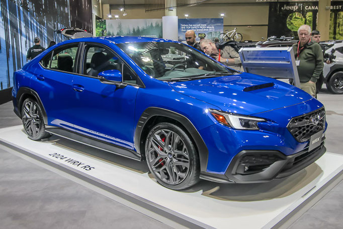 Subaru WRX RS au salon de l'auto de Toronto 2024