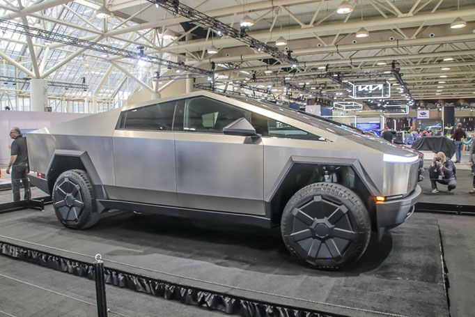 TESLA CYBERTRUCK at 2024 Toronto Auto Show