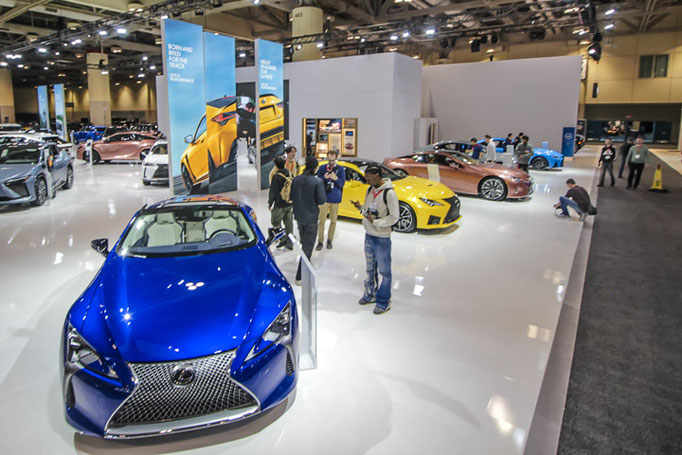 5 Lexus serie F au salon de l'auto de Toronto 2024