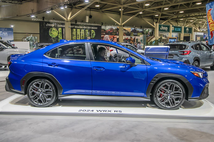 Subaru WRX RS au salon de l'auto de Toronto 2024