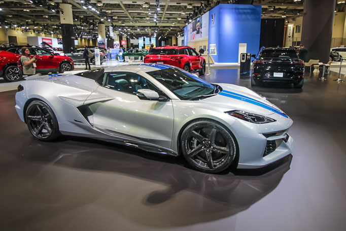 Corvette E Ray au salon de l'auto de Toronto 2024