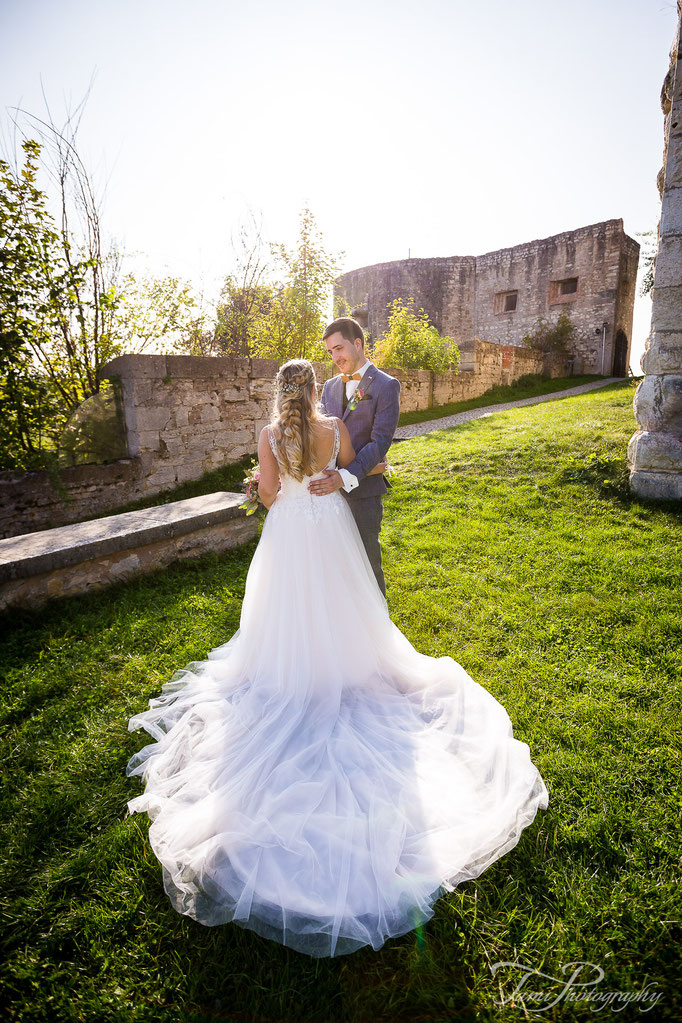 Hochzeitsfotografie am Schloss Heidenheim