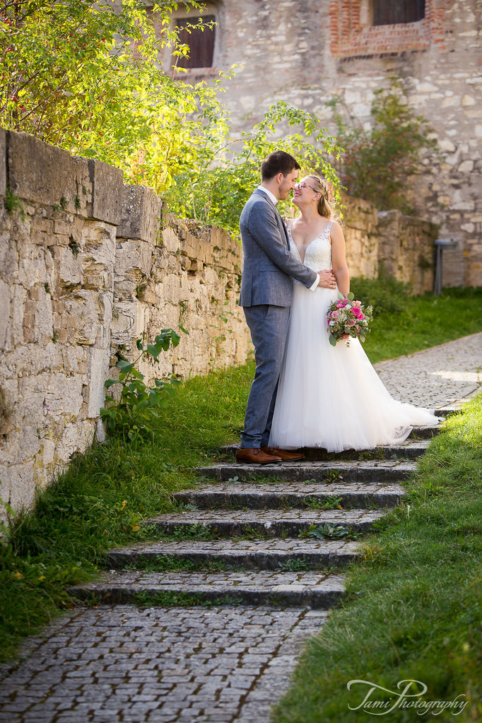 Hochzeitsfotografie am Schloss Heidenheim