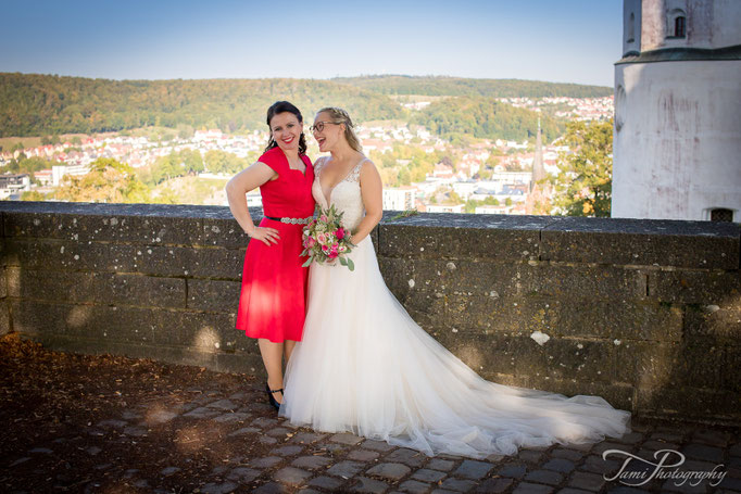 Hochzeitsfotografie am Schloss Heidenheim