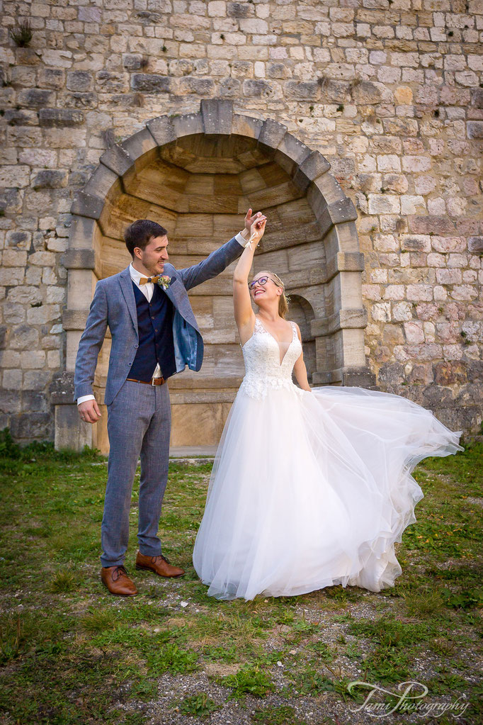 Hochzeitsfotografie am Schloss Heidenheim
