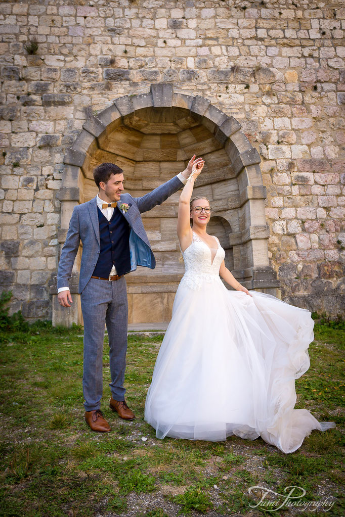 Hochzeitsfotografie am Schloss Heidenheim