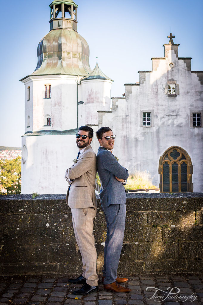 Fotoshooting am Schloss Heidenheim