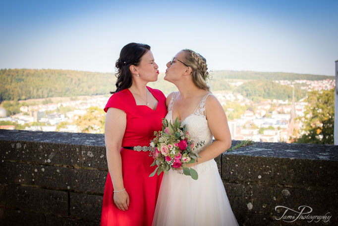 Hochzeitsfotografie am Schloss Heidenheim