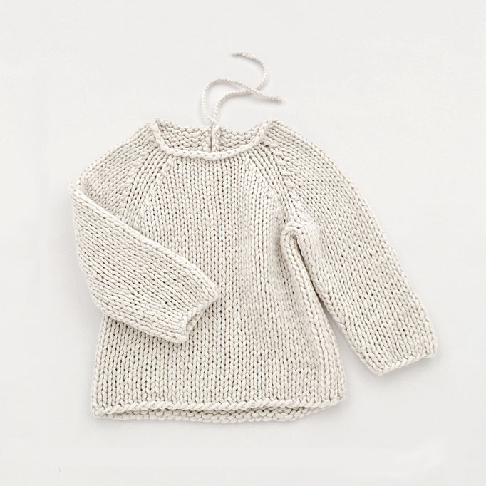 Baby Sweater super soft Cashmere-Cotton-Blend / Baby Pullover aus super weichem Kaschmir-Baumwoll-Garn