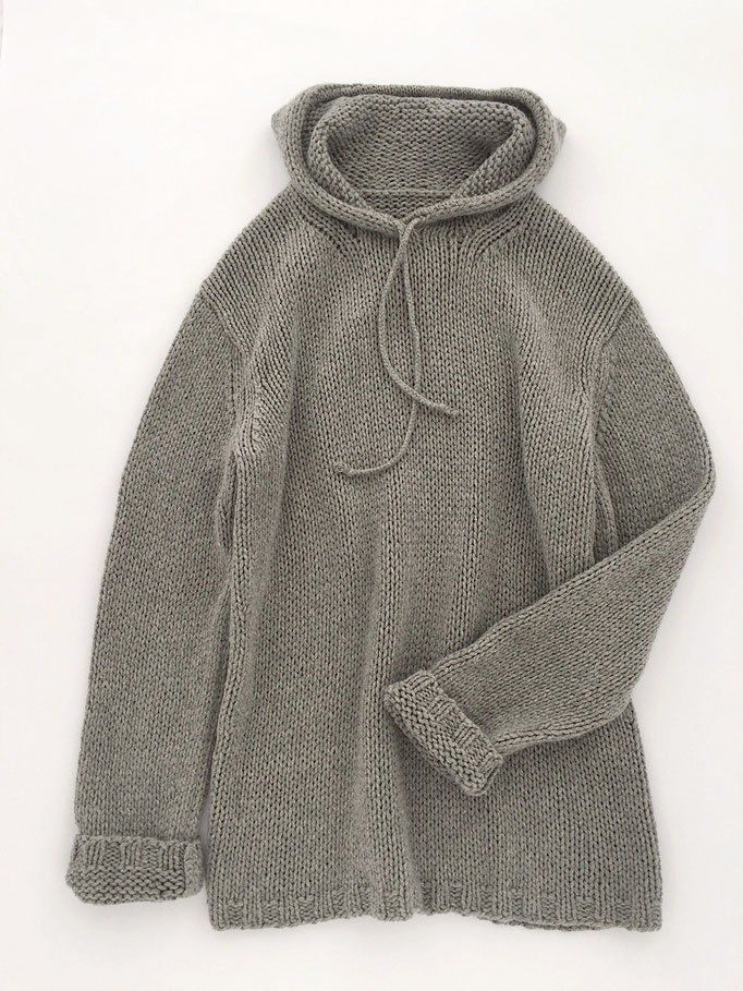 Hooded Sweater - 64 % Cashmere 36 % Cotton  /  Kapuzenpullover