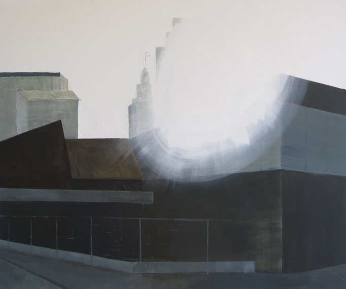 ohne Titel, 2010, Acryl auf Leinwand, 100 x 120 cm