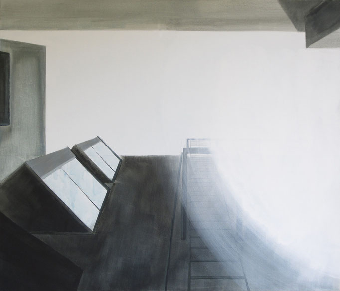 ohne Titel, 2010, Acryl auf Leinwand, 100 x 120 cm