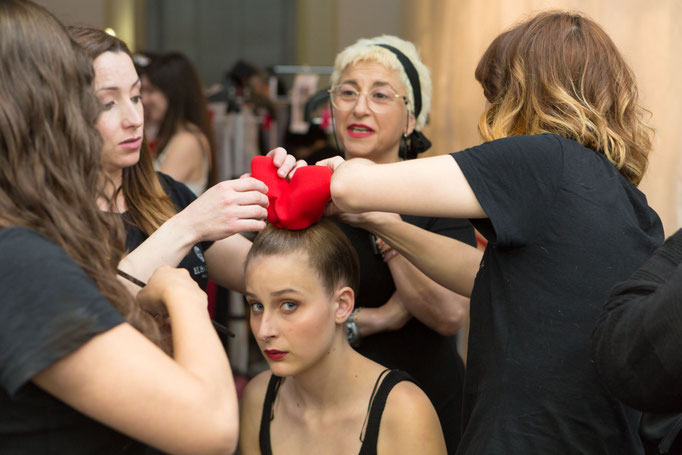 maquillaje y peluquería de moda para pasarela Aragón fashion week