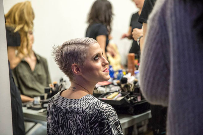 maquillaje y peluquería de moda para pasarela Aragón fashion week