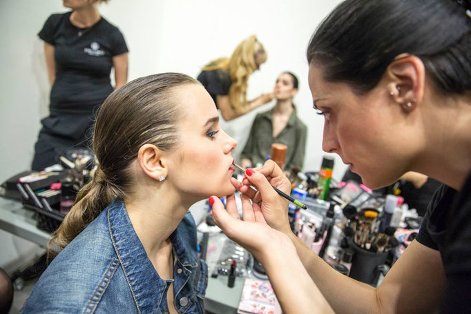 maquillaje y peluquería de moda para pasarela Aragón fashion week