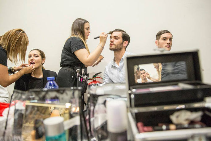 maquillaje y peluquería de moda para pasarela Aragón fashion week