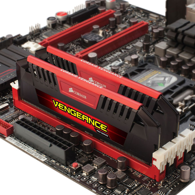 Corsair Vengeance Pro Series 16 Go (2 x 8 Go) DDR3 2400 MHz CL11 Red