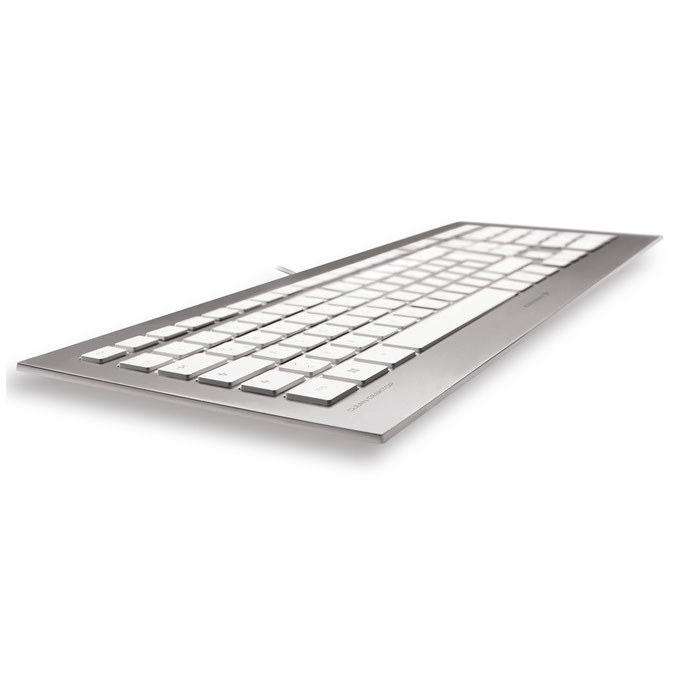 Cherry Strait Corded Keyboard (argentblanc)