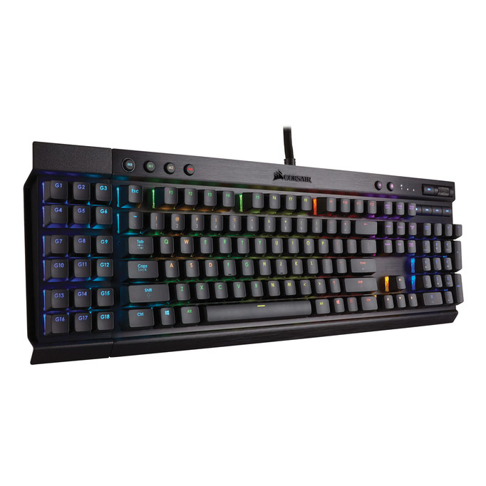 Corsair Gaming K95 Mec RGB AZERTY Noir - Switches Cherry MX Brown