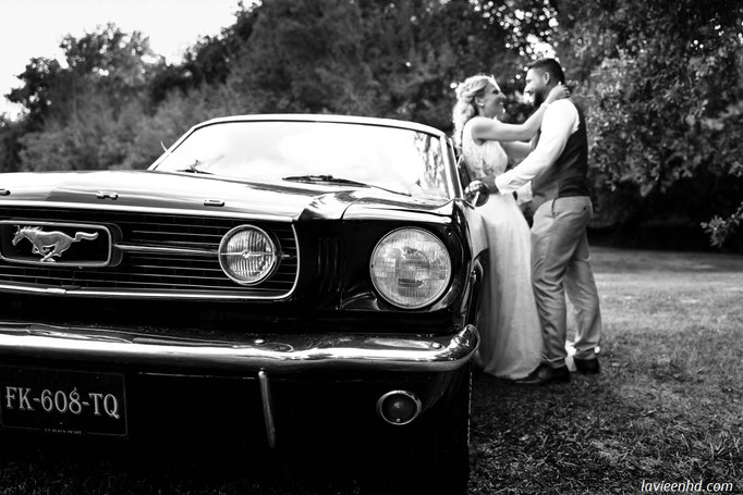 Photographie de mariage vintage