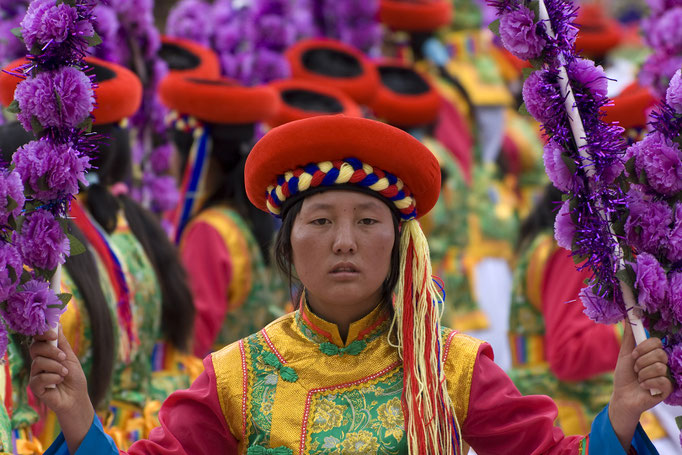 Feier 50 Jahre Zhongdian (Shangrila)