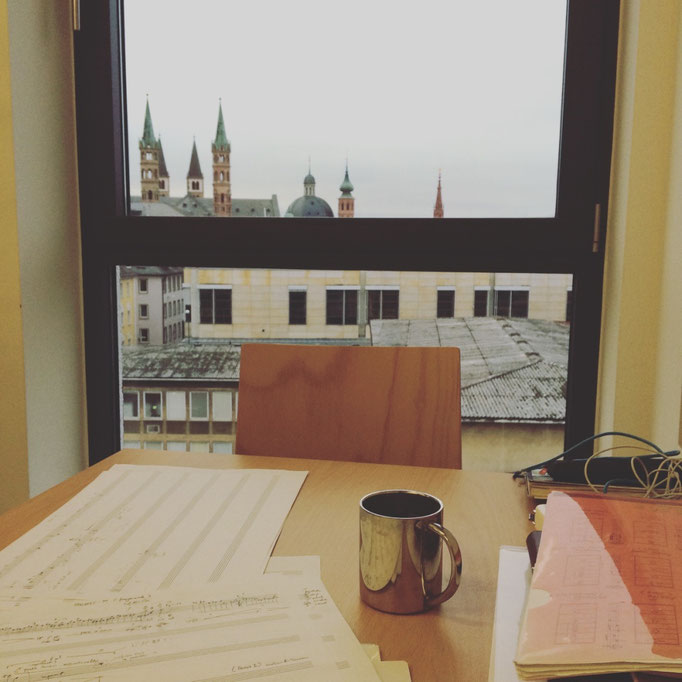 Composing FOCUS I-VI (2015/16) at Würzburg