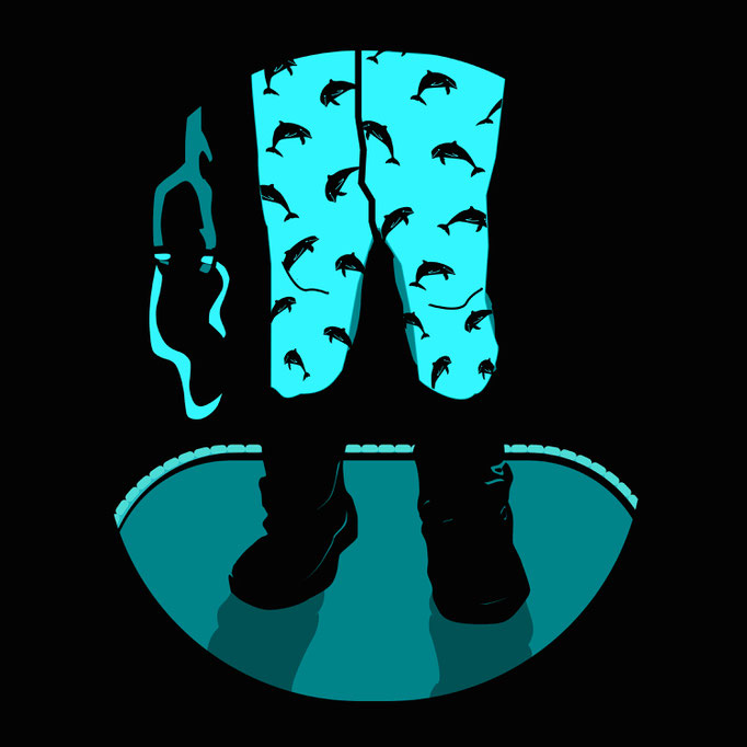 thug life [vektor-grafik]