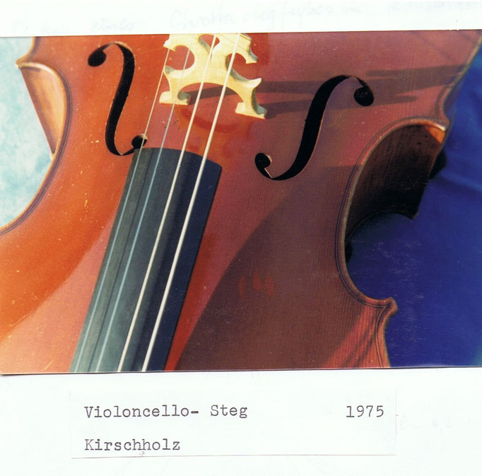 Violoncello/Kirschbaumsteg 1975