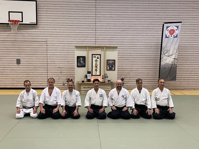 Il gruppo degli Shihan (7 o 6 dan)