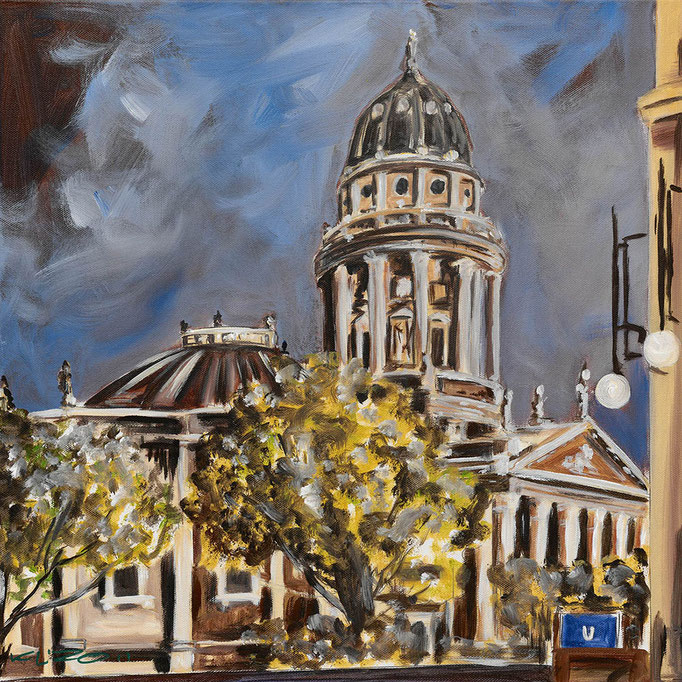 "Am Gendarmenmarkt" - Acryl auf Leinwand - 40 x 40 cm - 2011