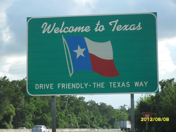 Angekommen in  Texas