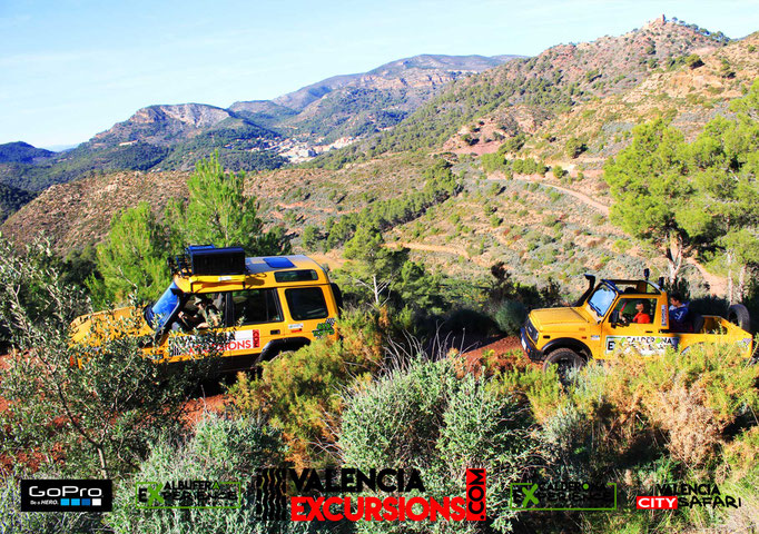 Visita la Sierra Calderona con Calderona Experience. Montañas de Valencia en 4x4 todoterreno. Valencia Excursions